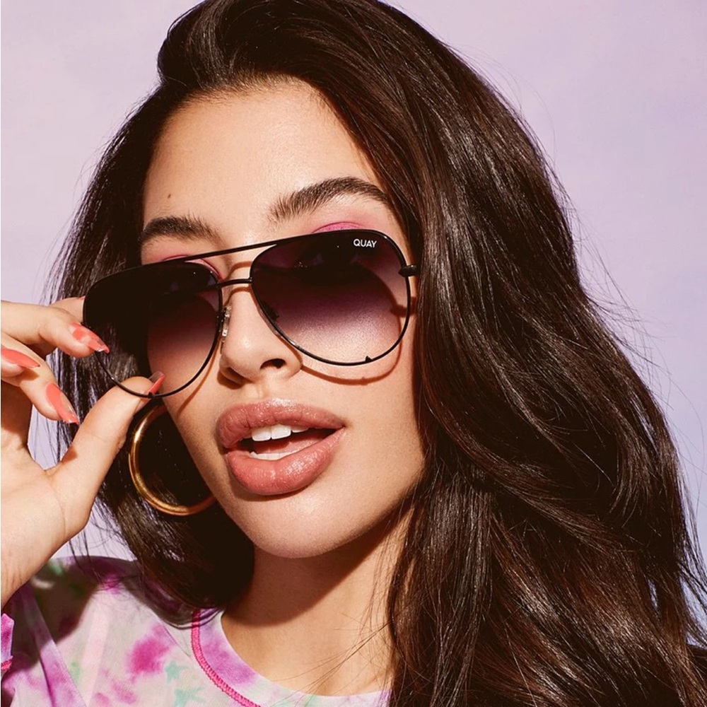 Quay Unisex High Key Aviator Sunglasses